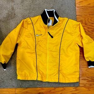 Yellow Nike vintage jacket